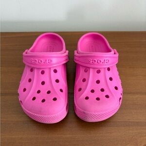 Kids Pink CROCS 11C